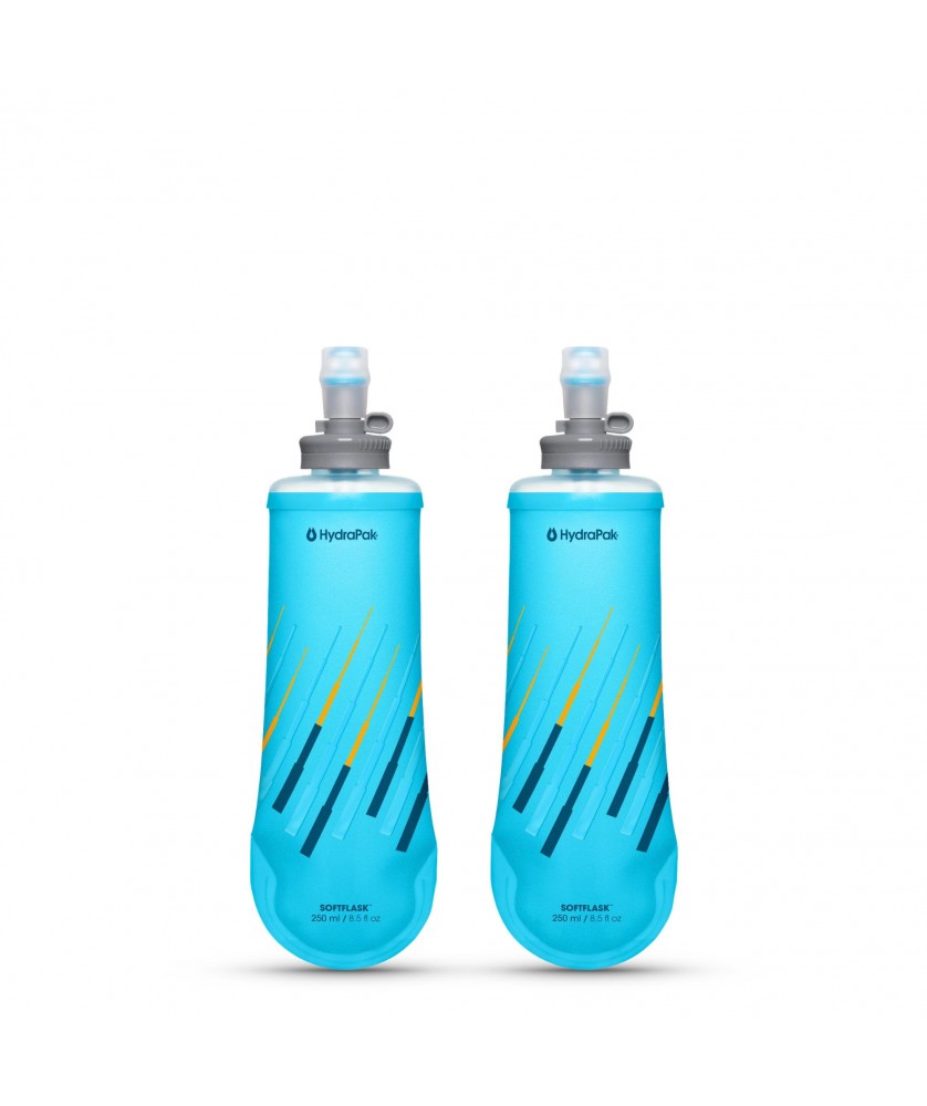 Flasque de nutrtion Softflask 250 ml Hydrapak bleu lot de 2
