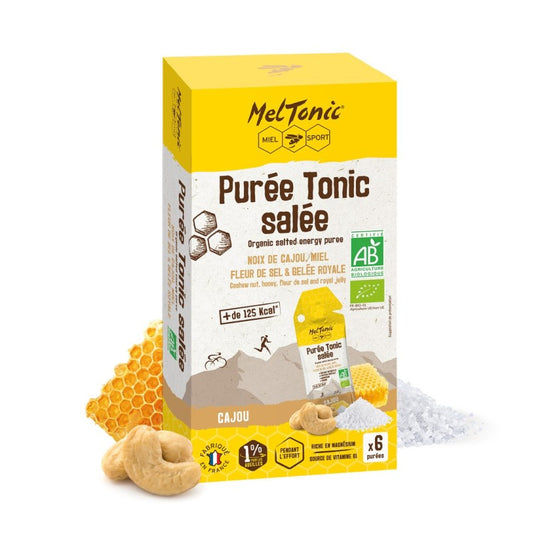 Purée salée cajou en stick Meltonic la boite de 6 unités