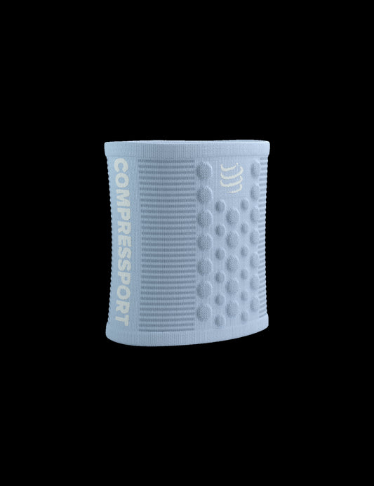 Bandeau de poignets  Compressport  Sweatbands 3D.Dots bleu ciel