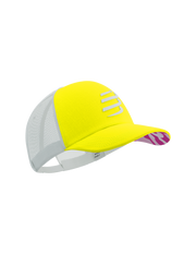 Casquette Compressport Safe jaune/blanc - Clubinsport