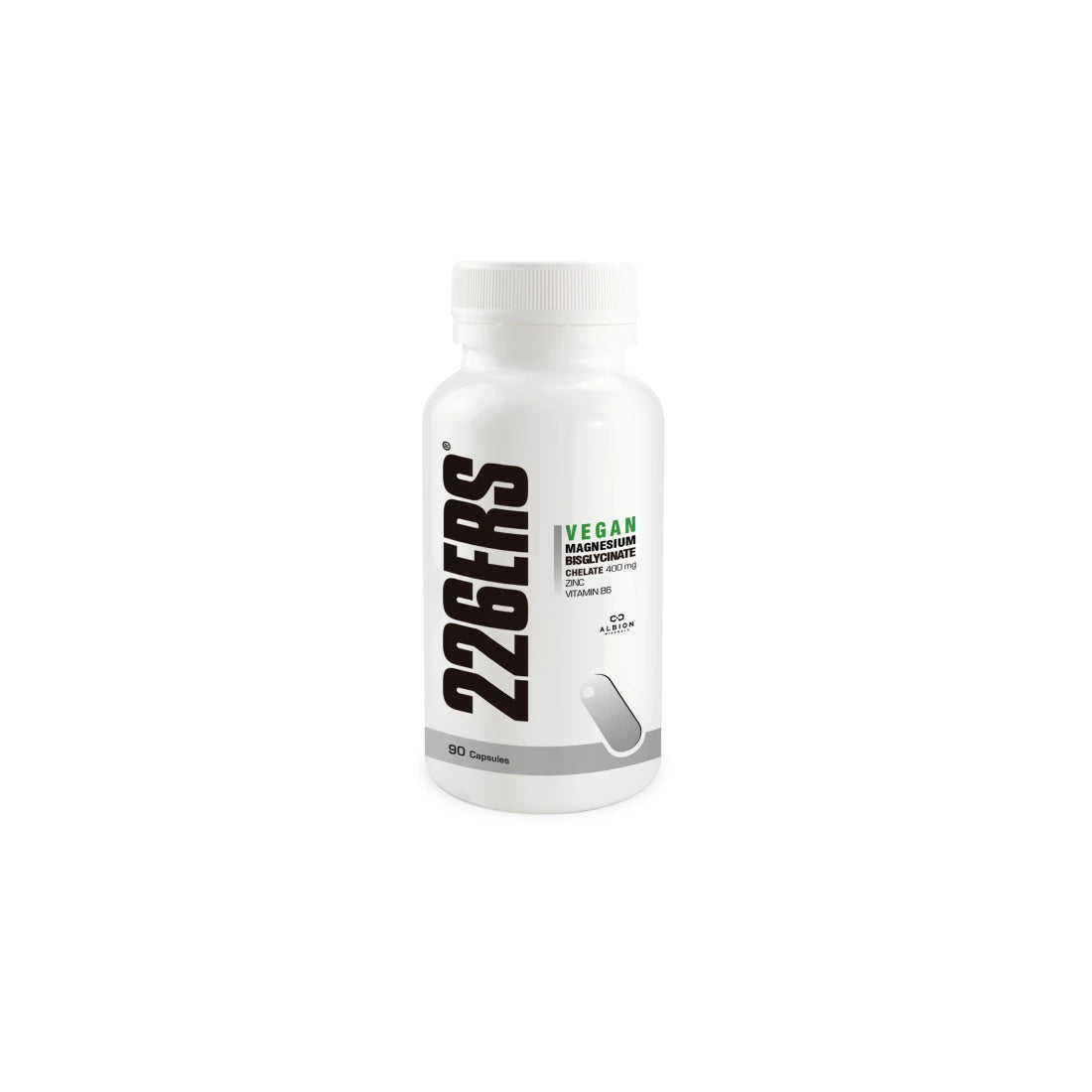 Magnesium 226ERS BISGLYCINATE - Supplément végétalien - 90 gélules - Clubinsport