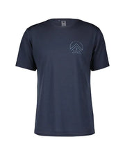 Tee-shirt manches courtes Homme Scott DEFINED MERINO TECH Bleu - Clubinsport